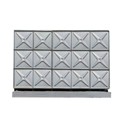 Water Storage 50m3 Pressed Sectional Fire Fighting Galvanized Steel Water Tank