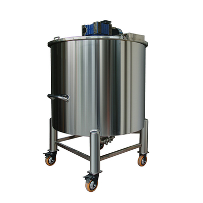 Chemical Storage 50L-1000L SUS304 Stainless Steel Mobile Open Heating Storage Tank