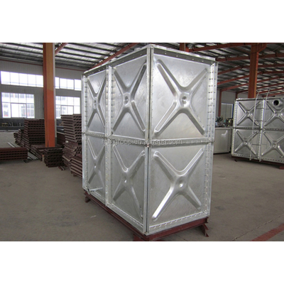 Bolted Potable Water Square Galvanized Steel Water Tank