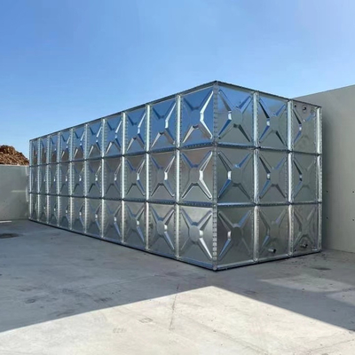 High quality anti-corrosion and anti-aging flexible galvanized steel water tank assemble panel tank 50m3 water tank